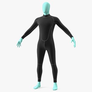 3D Man Wetsuit Black Full Version