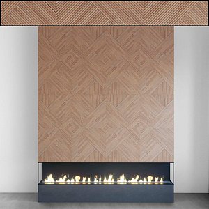 wall panel set 115 3D