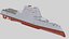 Destructor USS Zumwalt DDG-1000 de la Marina de los EE. UU.