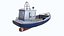 Barco antiguo 01 PBR de baja poligonalidad