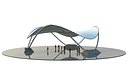 Futuristic Tensile Pavilion 10