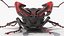 Lucanus Cervus Stag Beetle Walking Pose