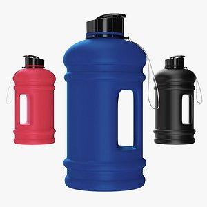 3D Water Bottle Tank Jug Collection