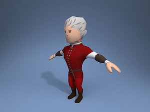 3D nobleman character ar