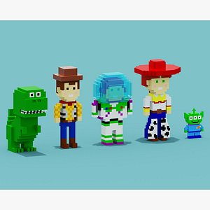 Voxel Toy Story Collection 3D model