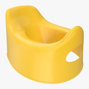 plastic baby potty 3D model