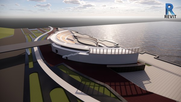 Amphitheater 3D-Modell - TurboSquid 1939080
