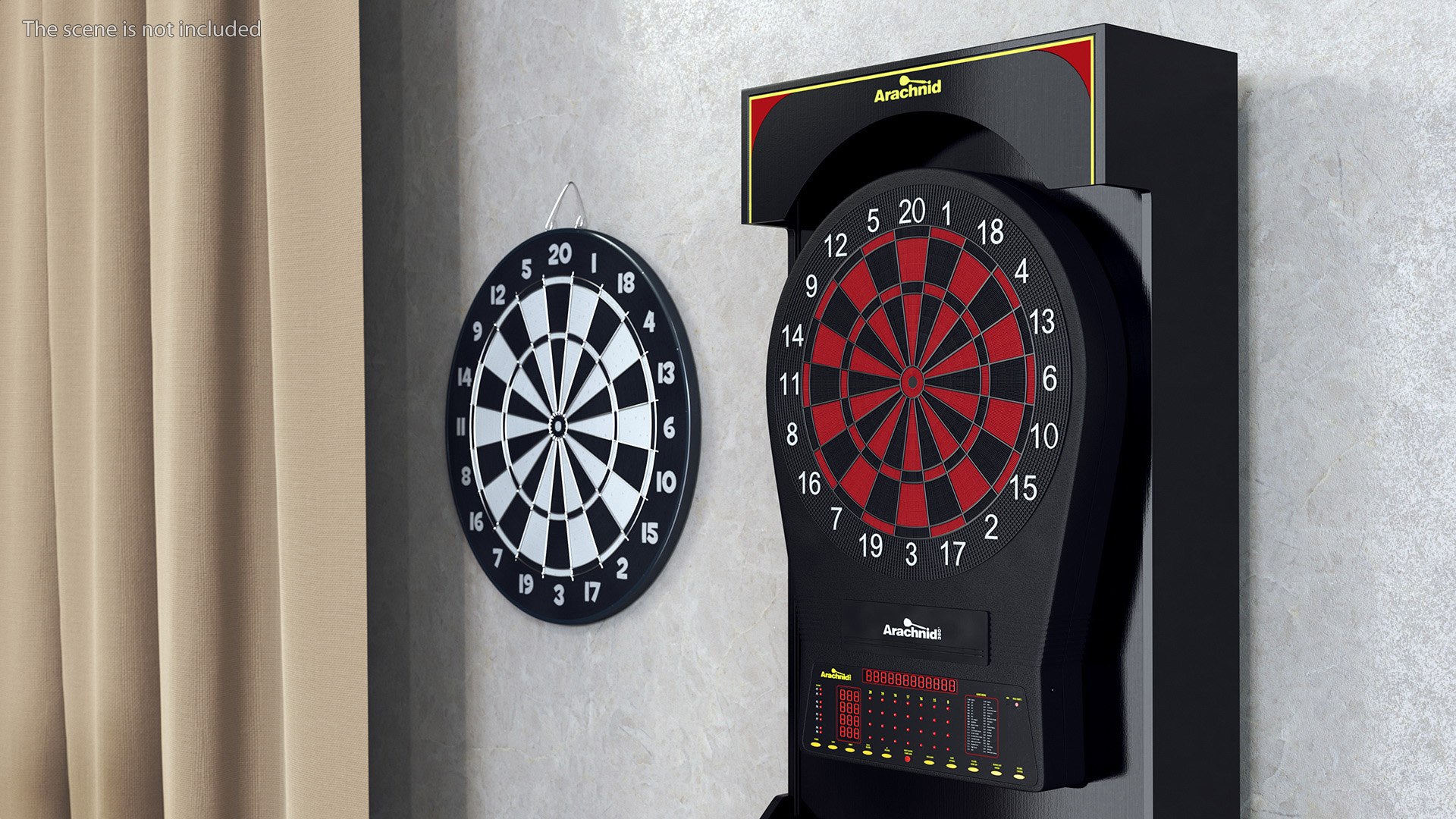 3D Arcade Style Electronic Dartboard Machine Model - TurboSquid 2221918