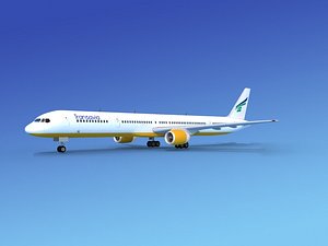 3d model airline boeing 757 757-300