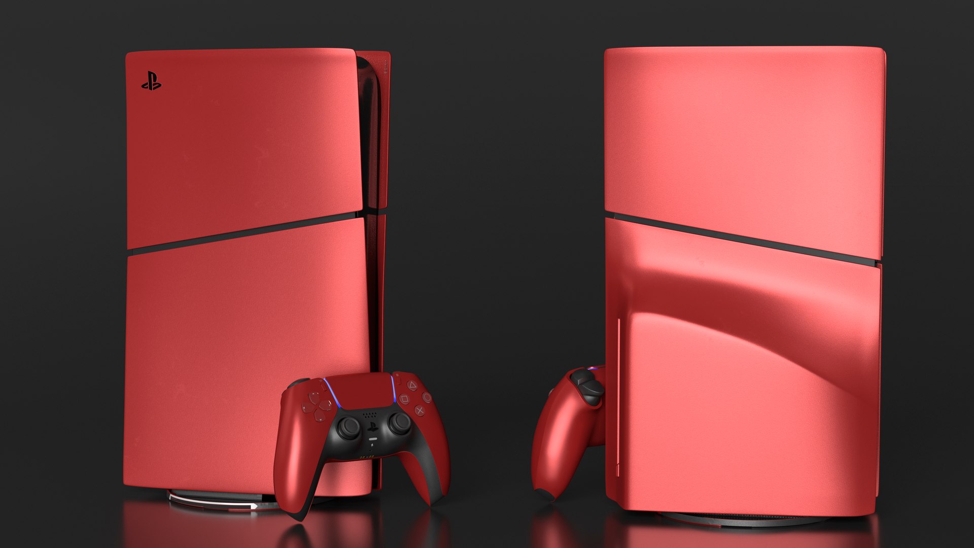 Sony PlayStation 5 Console Volcanic Red 3D - TurboSquid 2203319