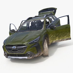 Subaru Outback 2025 Green Dirty Rigged