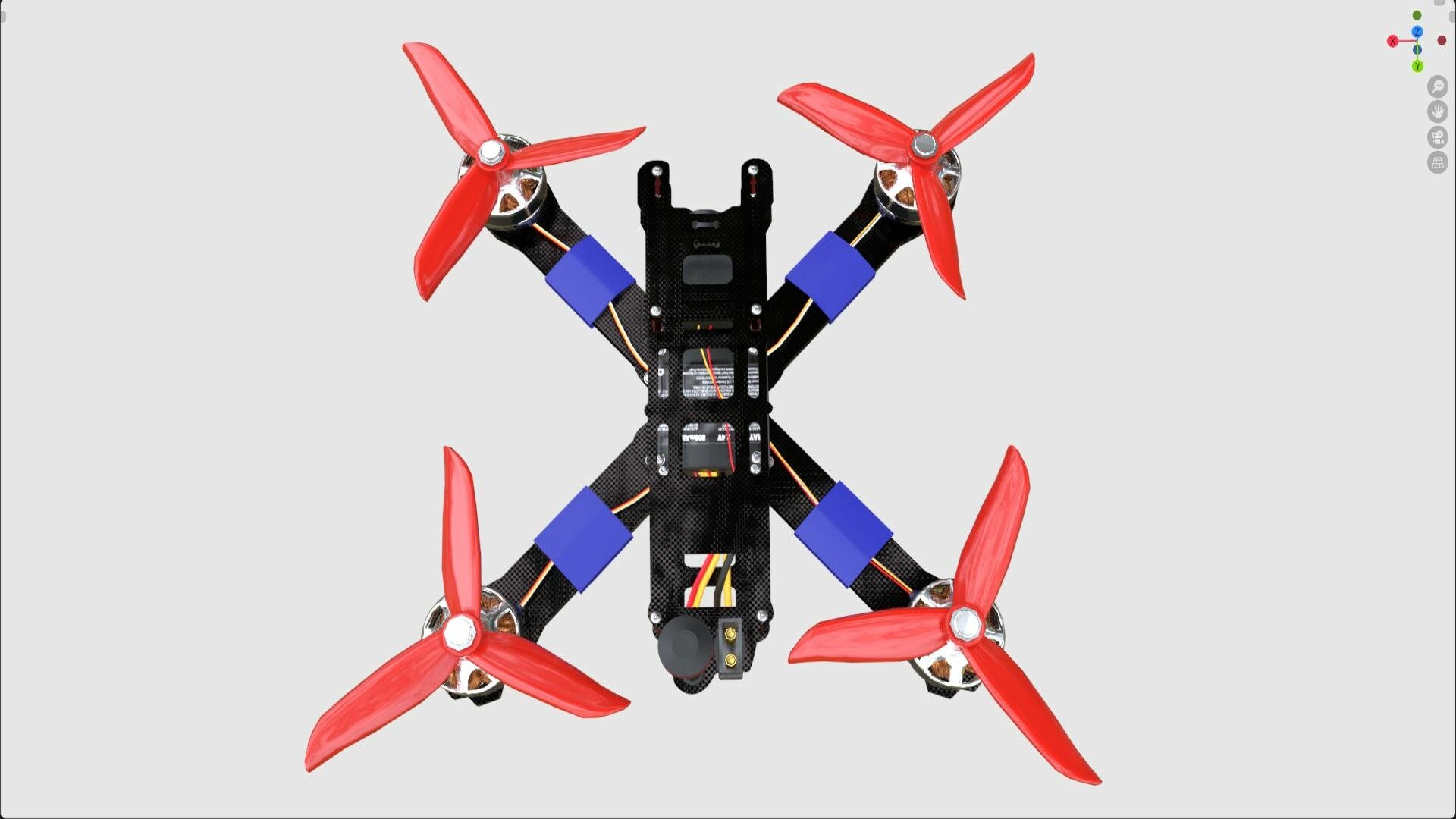 3D Drone Quadcopter model https://p.turbosquid.com/ts-thumb/Xu/nRiHLJ/1b/preview4/jpeg/1621362982/1920x1080/fit_q87/34b1c31b396b256054c48c660757d914f870ed68/preview4.jpg