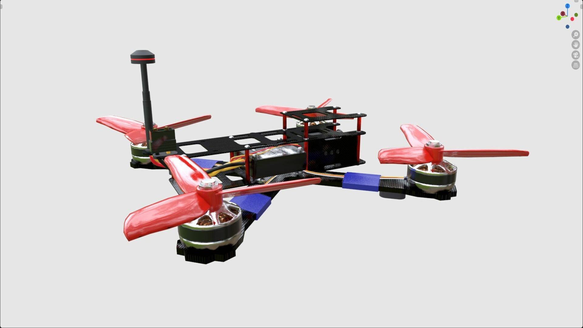 3D Drone Quadcopter model https://p.turbosquid.com/ts-thumb/Xu/nRiHLJ/Gr/preview2/jpeg/1621362983/1920x1080/fit_q87/b40d2f1d0fac2ba0945fd6f43cdc9c1de501e7a7/preview2.jpg