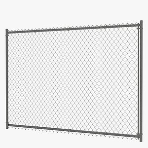 3D chain link fence