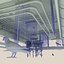 Pipes industrial ceiling 3D