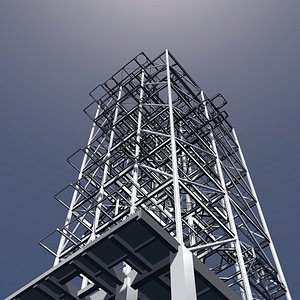 Industrial tower 25i29 3D model