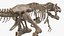 tyrannosaurus rex skeleton fossil 3D