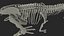 tyrannosaurus rex skeleton fossil 3D