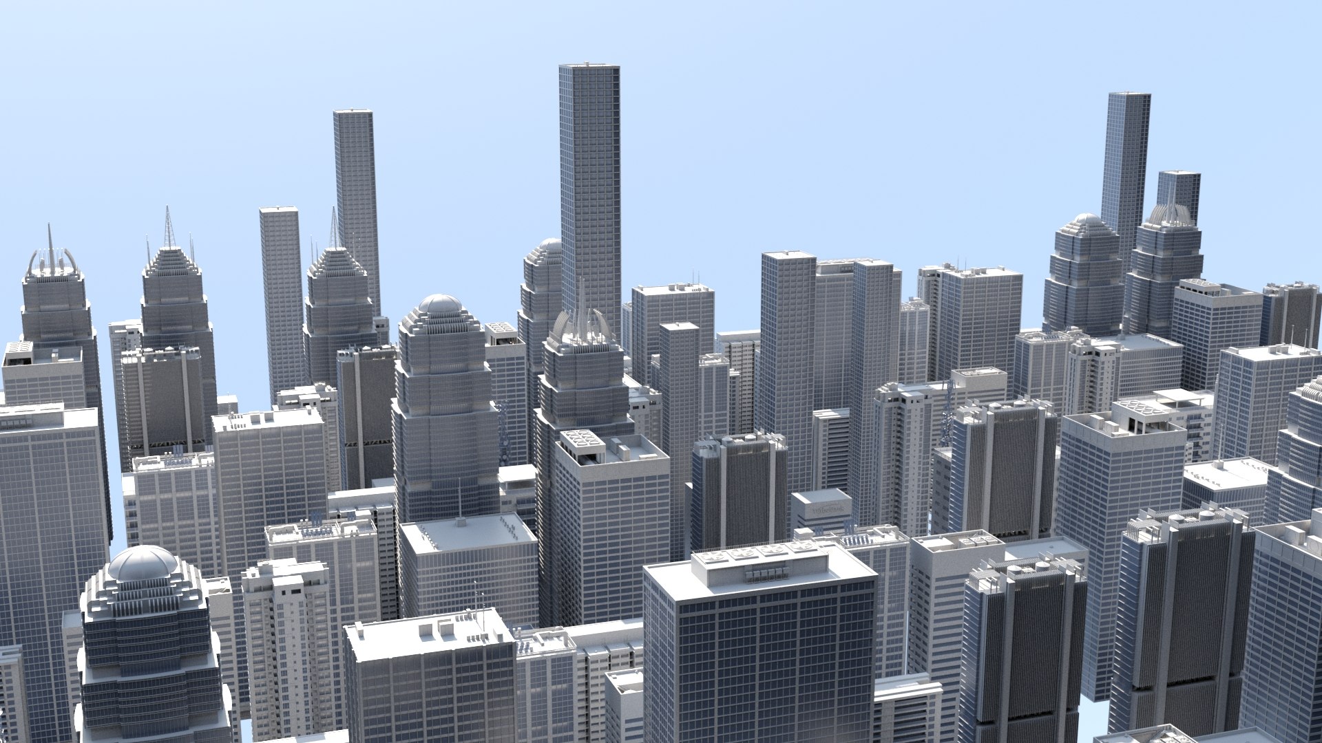 Buildings kitbash condominiums skyscrapers 3D model - TurboSquid 1367831