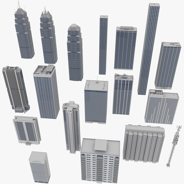 Skyscraper model hot sale building kits