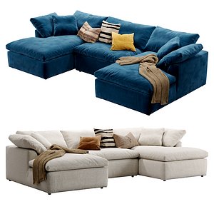 Cloud Modular Chaise U-Sectional