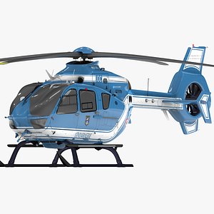 3D Eurocopter EC-135 GENDARMERIE Nationale L1934 model