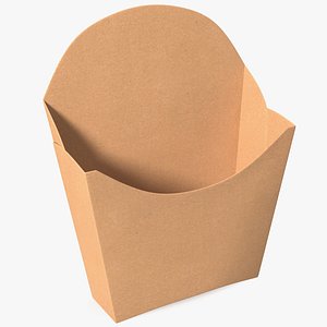 French Fry Box Craft Paper Generic model