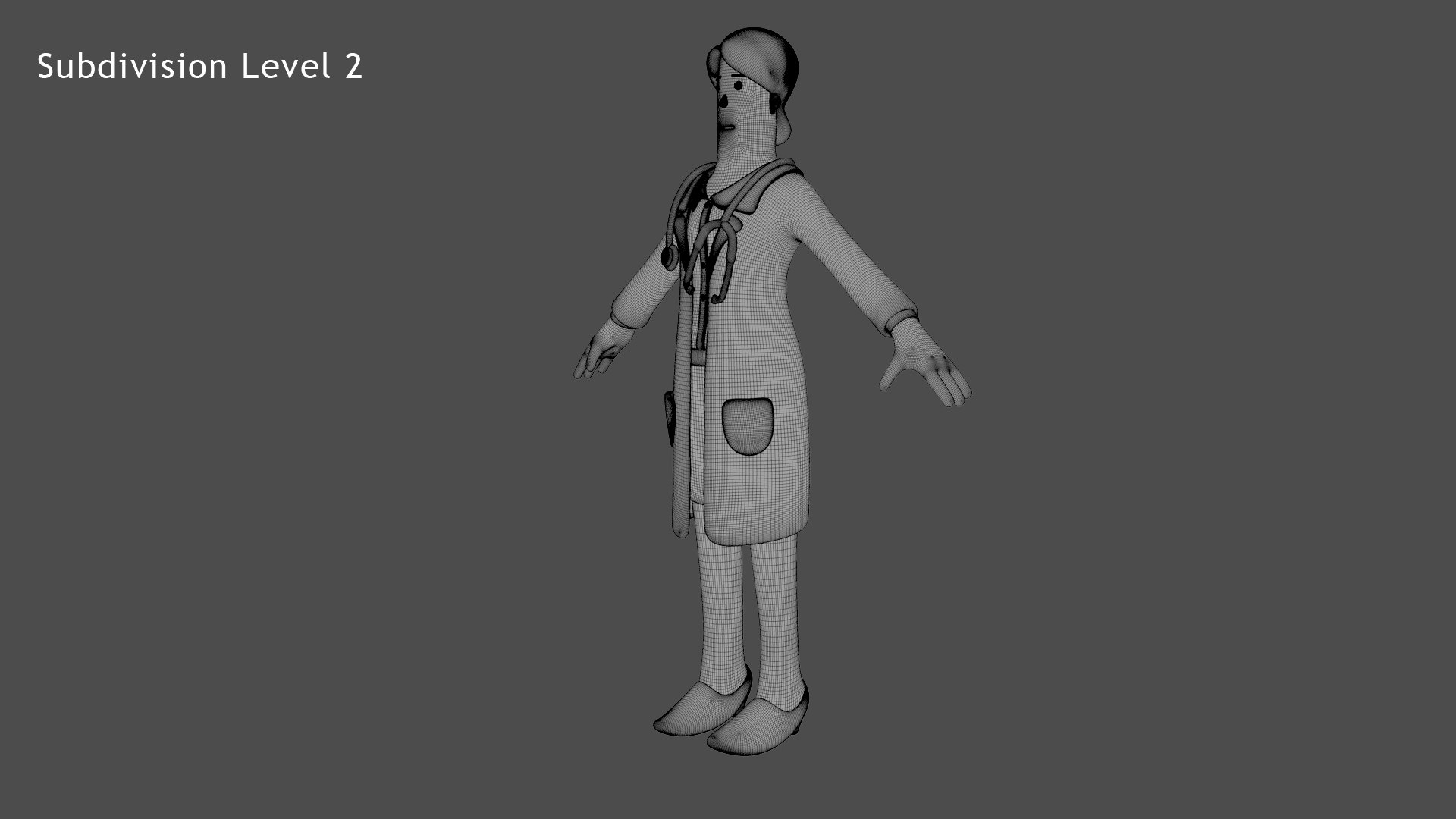 woman doctor 3D model https://p.turbosquid.com/ts-thumb/Xv/2cxl8T/46ClSNyS/wireframe_00002/png/1604066531/1920x1080/fit_q87/0480b145eef09b470ae811591a87e16f463b3b04/wireframe_00002.jpg