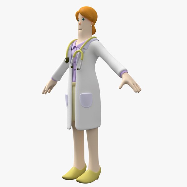 woman doctor 3D model
