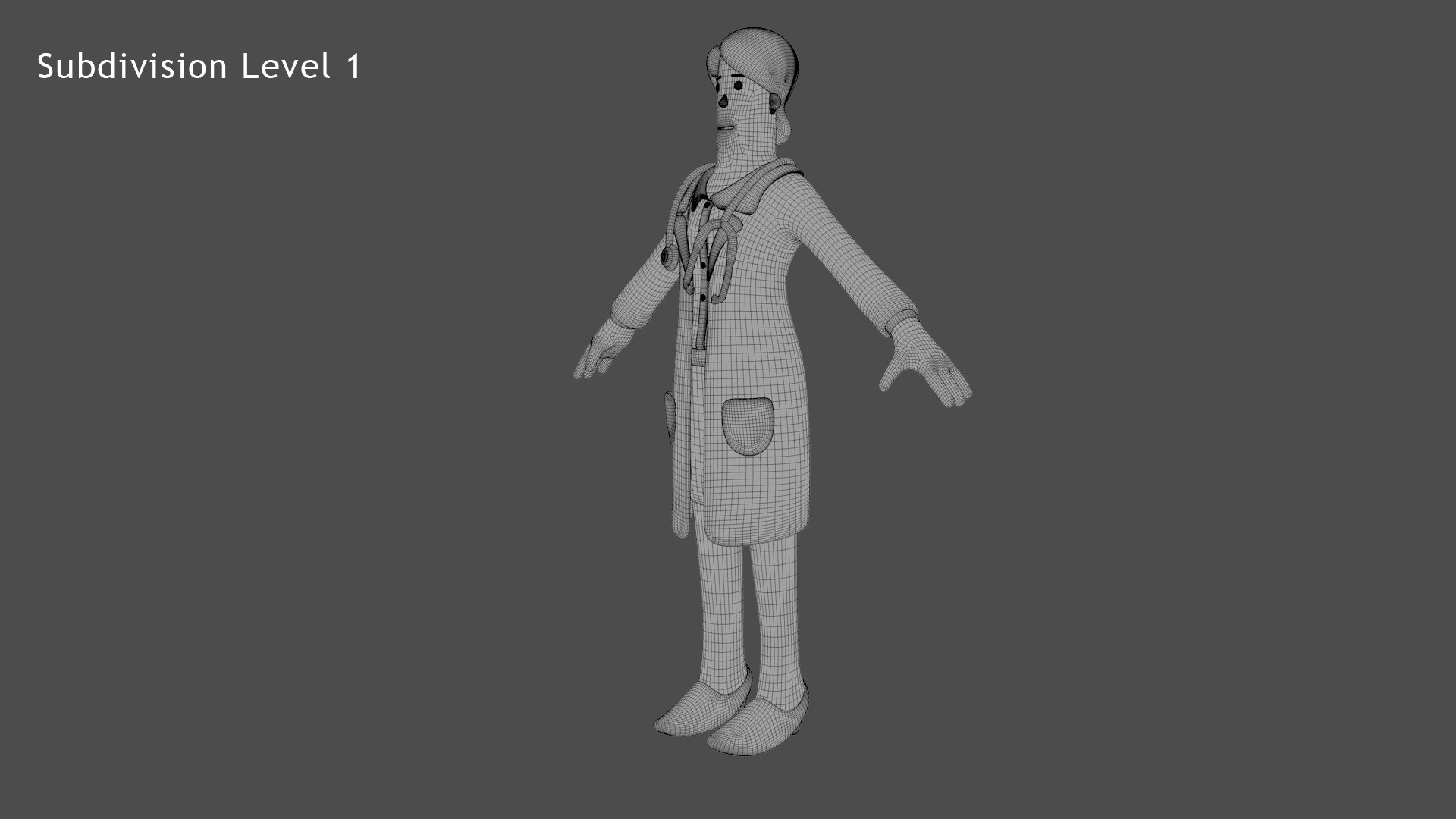 woman doctor 3D model https://p.turbosquid.com/ts-thumb/Xv/2cxl8T/jW3AT8AT/wireframe_00001/png/1604066531/1920x1080/fit_q87/71987ea67ff8578e95d86066ed203fee2ca94934/wireframe_00001.jpg