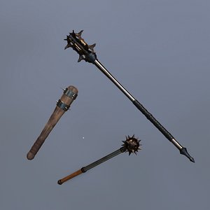 Medieval Maces 3D