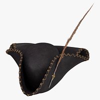 Pirate Hat 02 Worn