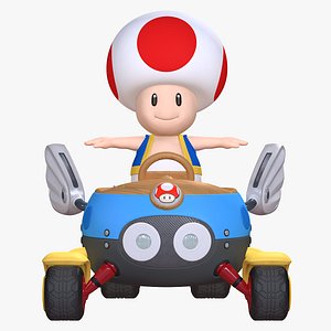 Mario Kart Biddybuddy VeichleToad Character