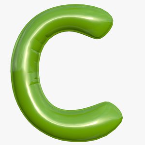 3D model balloon letter