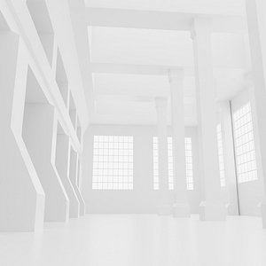 Concept space interior empty room