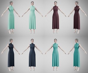 Dress 56 colors Collection 5 3D