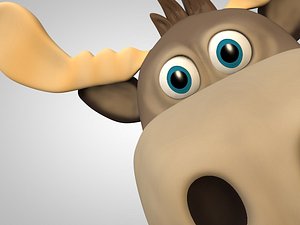 c4d moose cartoon
