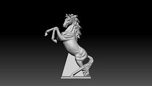 EMPEROR HORSE STATUE 3D model