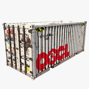 3D shipping container oocl model