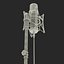 Studio Microphone Rode and Stand 2 Modello 3D