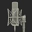 Studio Microphone Rode and Stand 2 Modello 3D