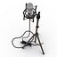 Studio Microphone Rode and Stand 2 Modello 3D