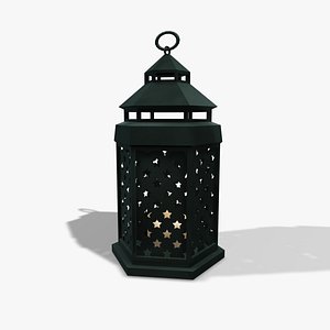 3d model hanging lantern