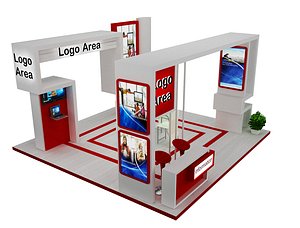stand exhibition booth 3D model