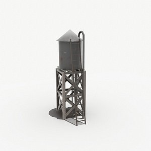 3D Water tower model
