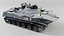 Veículo de combate de combate de infantaria aerotransportado soviético BMD-2 destruído