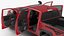 Toyota Tacoma TRD Pro Barcelona Red Metallic 2021 Rigged