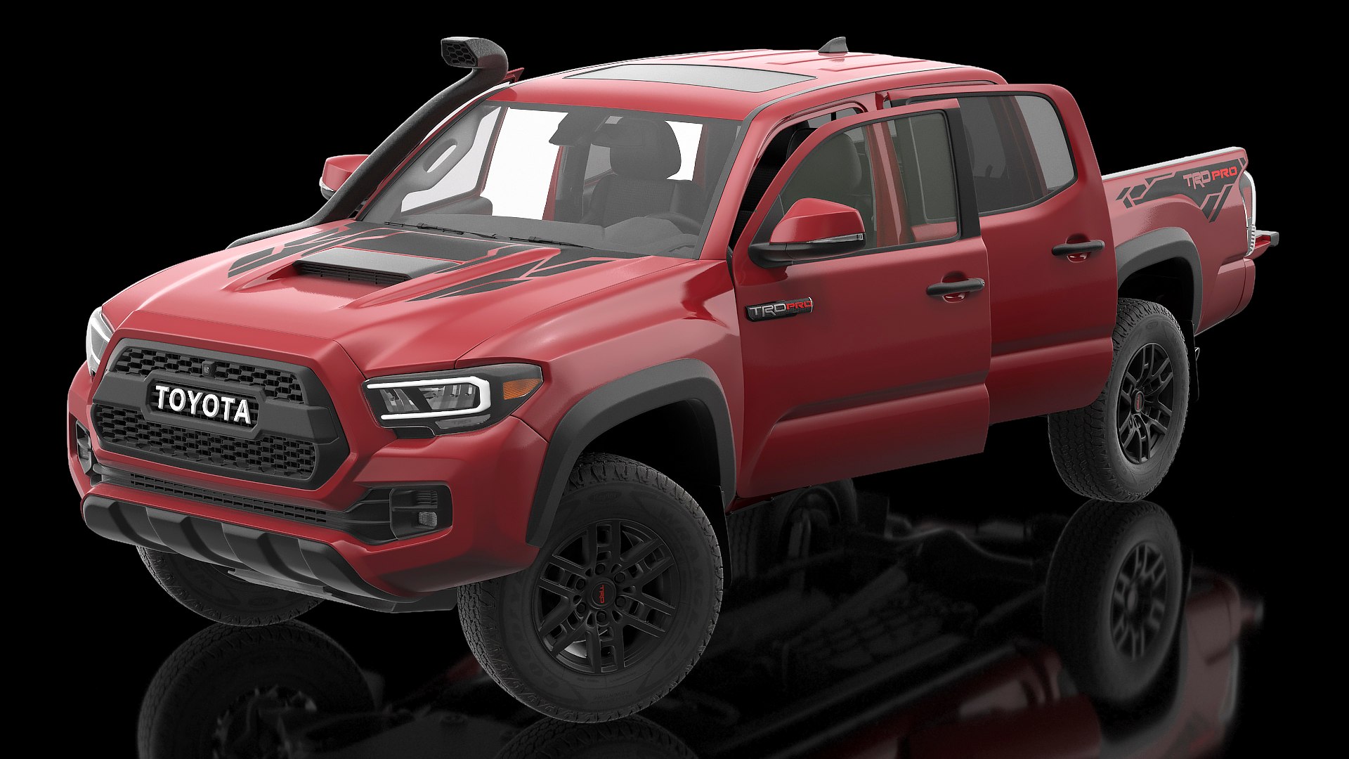 Toyota Tacoma Trd Pro Model - TurboSquid 1687917