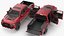 Toyota Tacoma TRD Pro Barcelona Red Metallic 2021 Rigged