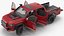Toyota Tacoma TRD Pro Barcelona Red Metallic 2021 Rigged